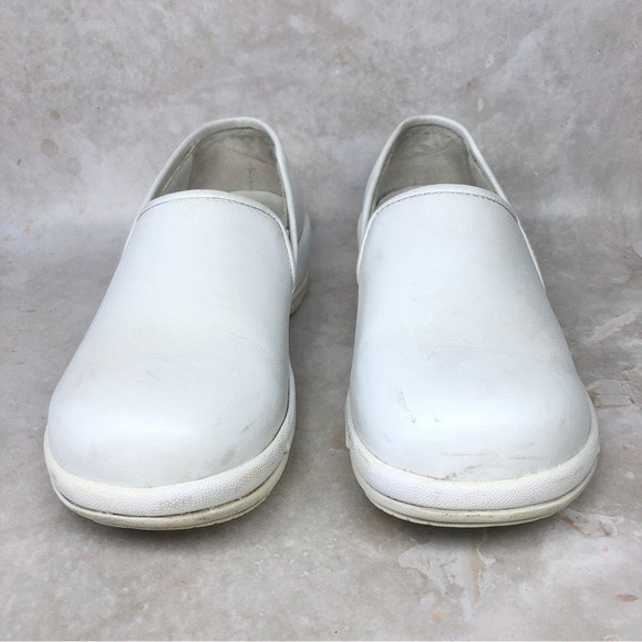 Dansko Professional Slip Resistant White Leather Women Clogs Size US 7.5… - Picture 2 of 8